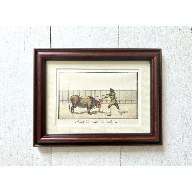 Pair of Framed Spanish Matador Prints For Sale - Image 4 of 5