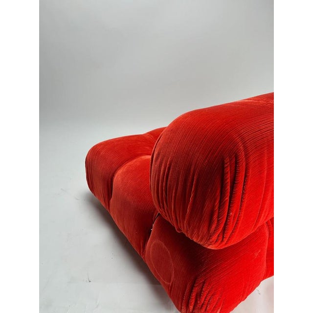Gold First Edition Camaleonda Lounge Chair in Velvet by Mario Bellini for C&B Italia, 1973 For Sale - Image 8 of 13