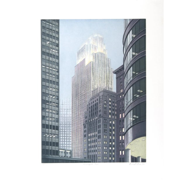 Richard Haas, Minneapolis Dusk, Etching For Sale