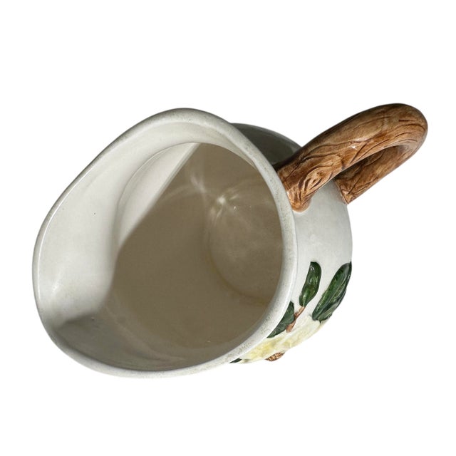 Vintage Large Magnolia Pitcher For Sale - Image 9 of 10
