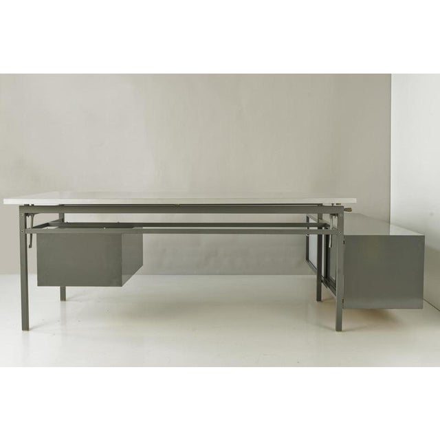 Vintage German Architects Desk, 1965 For Sale - Image 12 of 18