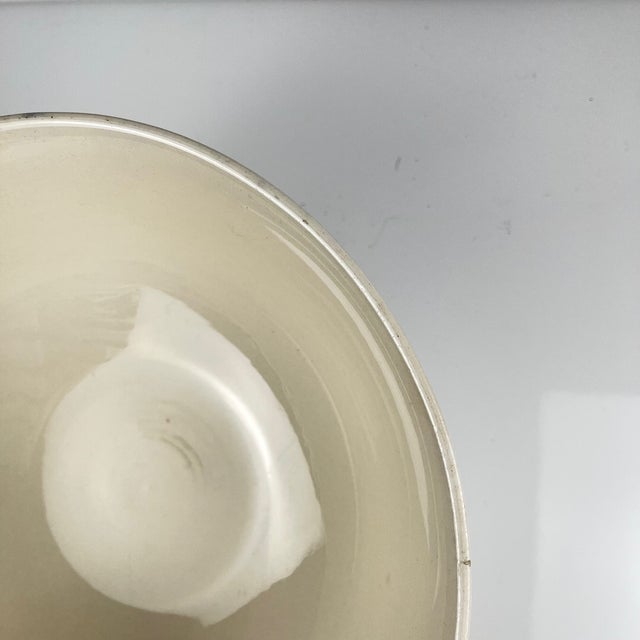 Ceramic Vintage Semi-Porcelain Salad Bowl from Badonviller, 1920s For Sale - Image 7 of 9