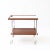 Brown Teak and Chrome Serving Trolley from Ilse Möbel, 1960s For Sale - Image 8 of 10