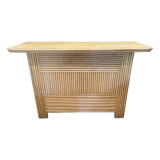 Vintage Rattan Dry Bar For Sale