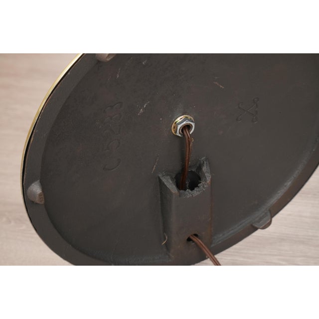 Wood 1960s Gerald Thurston for Lightolier Torchiere Floor Lamp For Sale - Image 7 of 9