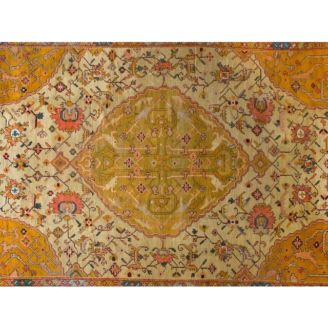 Early 20th Century Turkish Oushak Rug For Sale - Image 15 of 16