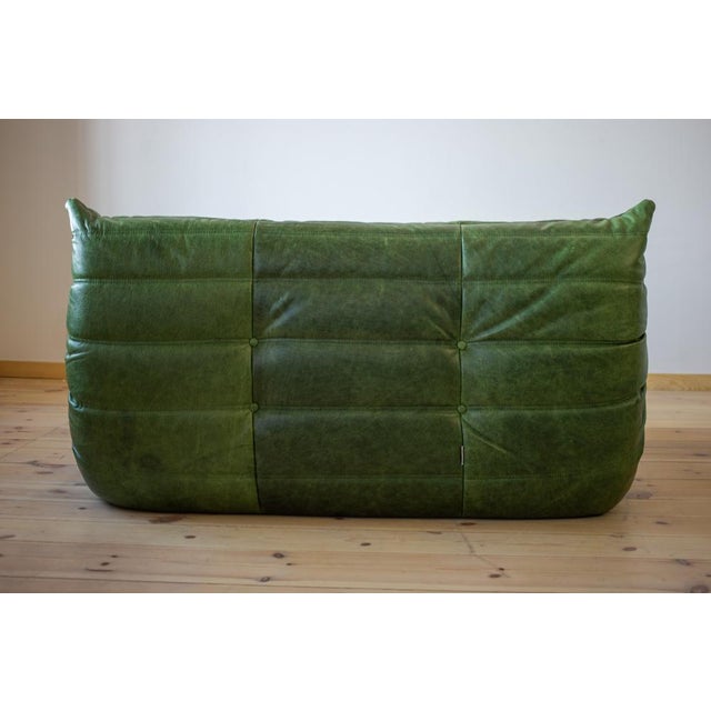 This Togo has been reupholstered with new foam and high-quality new fabric, keeping its inner structure, giving the item...