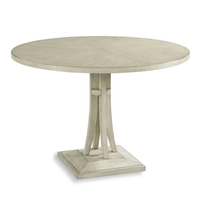 Transitional Woodbridge Furniture Helene Breakfast Table For Sale - Image 3 of 3