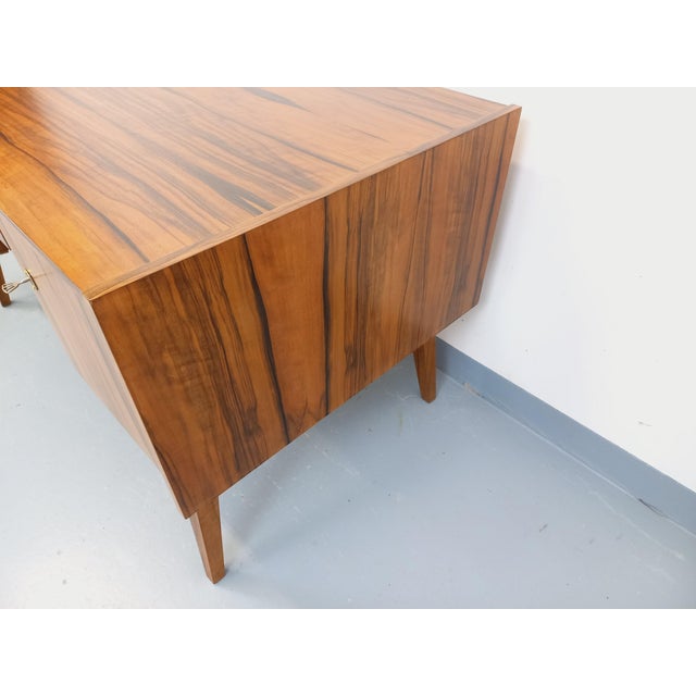 Vintage Scandinavian Double-Sided Executive Desk in Teak, 1960s For Sale - Image 6 of 18