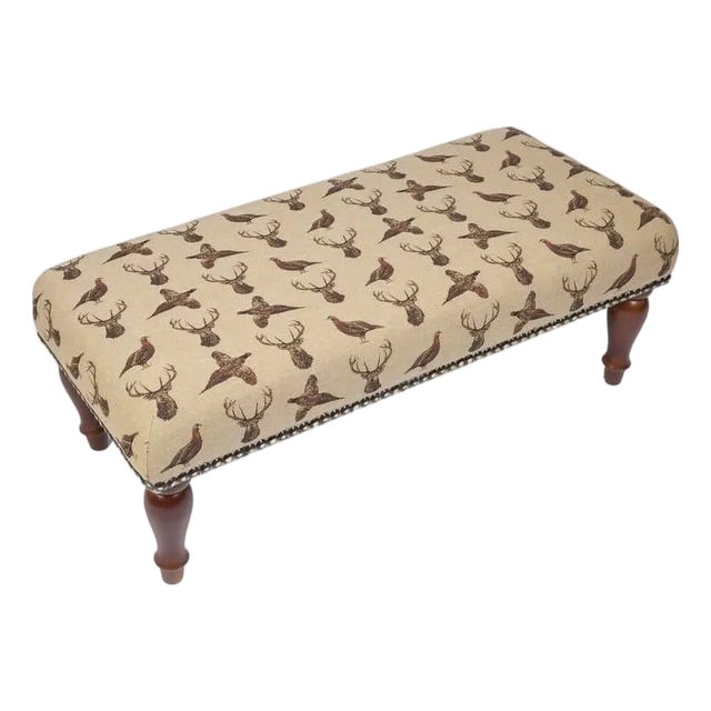 Highland Beige Regular Stool For Sale