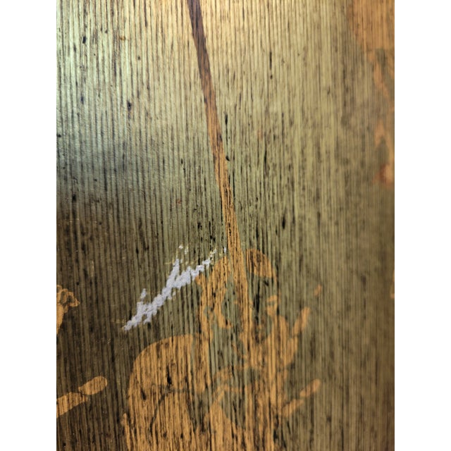 Pair of 1950s Brass & Crystal Lamps For Sale - Image 11 of 12