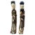 Large Carved and Polychrome Chinese Figurines, a Pair For Sale - Image 13 of 13