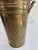 Vintage Embossed Grapevine Solid Brass Vase With Handles For Sale In Oklahoma City - Image 6 of 10