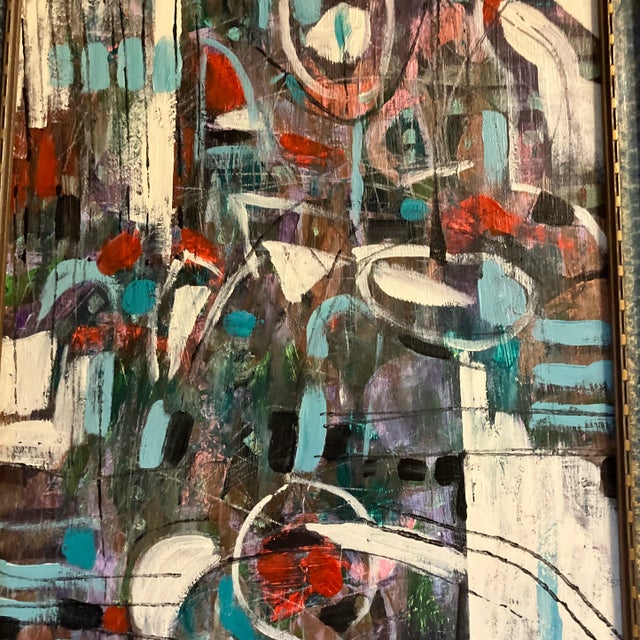 Contemporary Contemporary Original Stephen Heigh Abstract Painting “The Shape of Things” Signed For Sale - Image 3 of 7