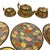 Mid-20th Century Japanese Satsuma Tea Set, 21 Pieces For Sale - Image 9 of 12