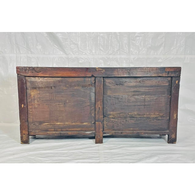 Early 20th Century Hand-Painted Asian Cabinet With Circular Medallions & Drawers, 20th Century For Sale - Image 5 of 18