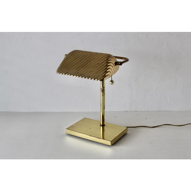 Vintage George Kovacs Brass Bankers Piano Desk Lamp For Sale - Image 15 of 18