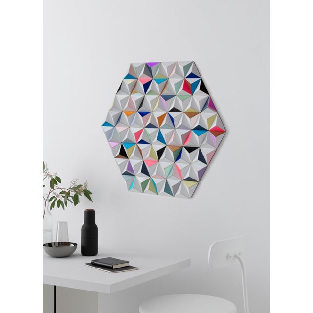 This limited-edition HIS-7 TOPOGRAPHY sculpture is a modern design object that brings architectural and artistic flair to...