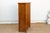 Amber Vintage Faux Bamboo & Cane Cabinet For Sale - Image 8 of 10