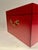 Chinese Red Lacquered Box With Brass Mounts, Mid 20th Century For Sale - Image 10 of 12