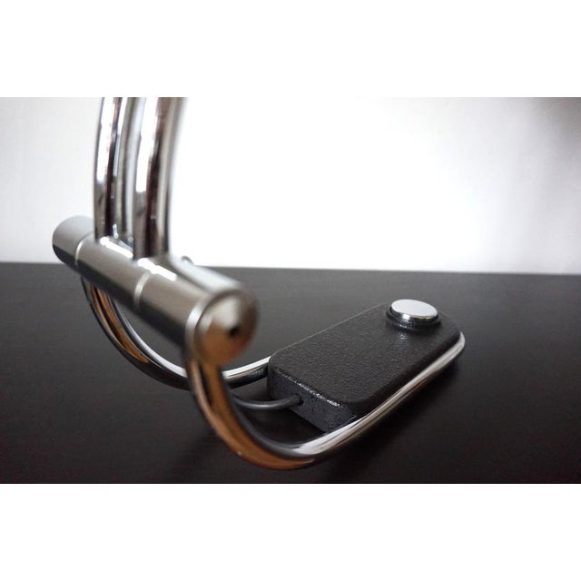 Vintage Chrome Table Lamp by Egon Hillebrand for Hillebrand Lighting, 1970s For Sale - Image 9 of 18