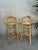 Boho Chic Set of Vintage Tiki Bar Stools in Bamboo For Sale - Image 3 of 10