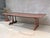 Wood Industrial Modern Dining Table Walnut, Iron, 1940's For Sale - Image 7 of 10