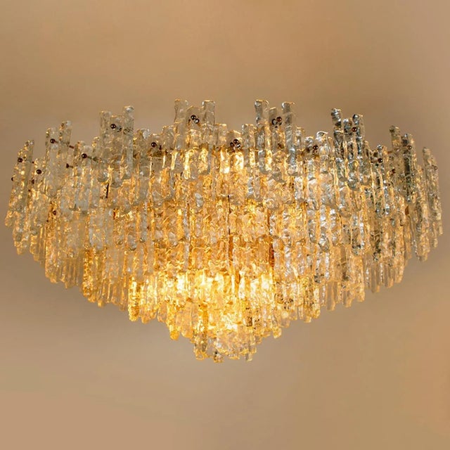 Large Seven Tier Sculptural Ballroom Chandelier by JT Kalmar For Sale - Image 9 of 11