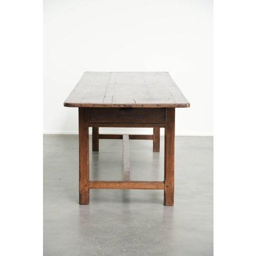 Antique Oak Dining Table For Sale - Image 3 of 14