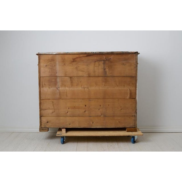 Antique Northern Swedish Empire Rustic Handmade Sideboard For Sale - Image 12 of 13