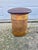 Metal 1960s Mid-Century Italian Gilded Metal Storage Ottoman / Vanity Stool - Newly Upholstered For Sale - Image 7 of 12