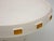 White & Gold Toggle Footed Serving Bowl or Platter, Handley Drive, Portugal 2016 For Sale - Image 4 of 5
