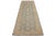 Textile Shabby Chic Ziegler Blue/Gold Wool Runner Rug- 3'11'' X 10'11'' For Sale - Image 7 of 10