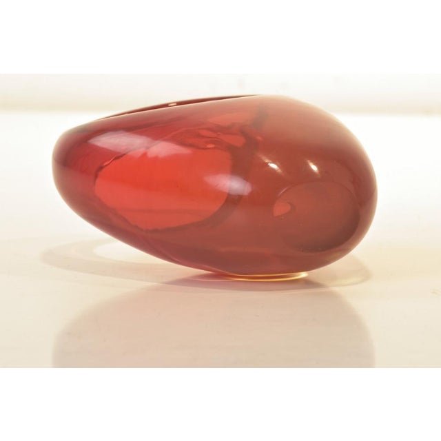 Sommerso Vase in Murano by Flavio Poli for Seguso, 1958 For Sale - Image 10 of 14