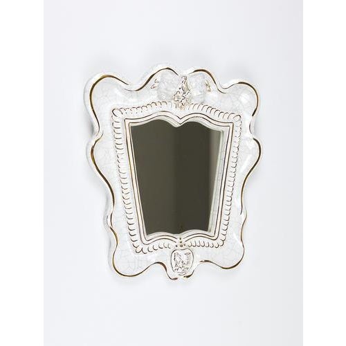 Art Deco Theater Terracotta Wall Mirror attributed to Gmundner Keramik, Austria, 1950s For Sale - Image 4 of 15