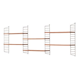 Scandinavian Shelving Unit by Nils Strinning for String, Sweden 1950s For Sale