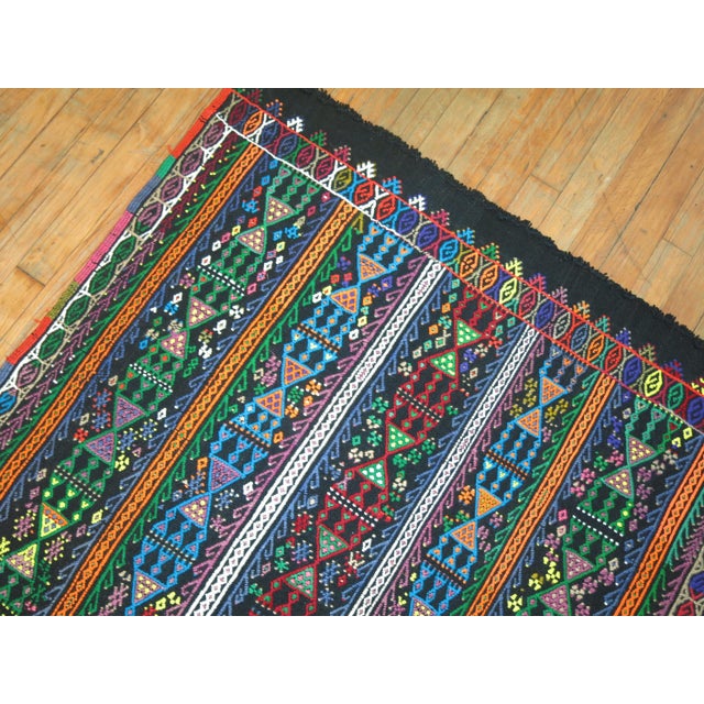 Mid 20th Century Mid 20th Century Jajim Flat-Weave For Sale - Image 5 of 6