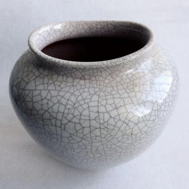 1950s Ceramic Vase by Friedgard Glatzle for Karlsruher Majolika, 1956 For Sale - Image 5 of 6