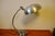 Vintage Ministerial-style desk lamp in brushed aluminum, typical of 1960s Italian design, in good used condition This...