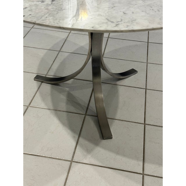 Carrara Marble Table by Osvaldo Borsani for Tecno, 1970s For Sale - Image 11 of 17