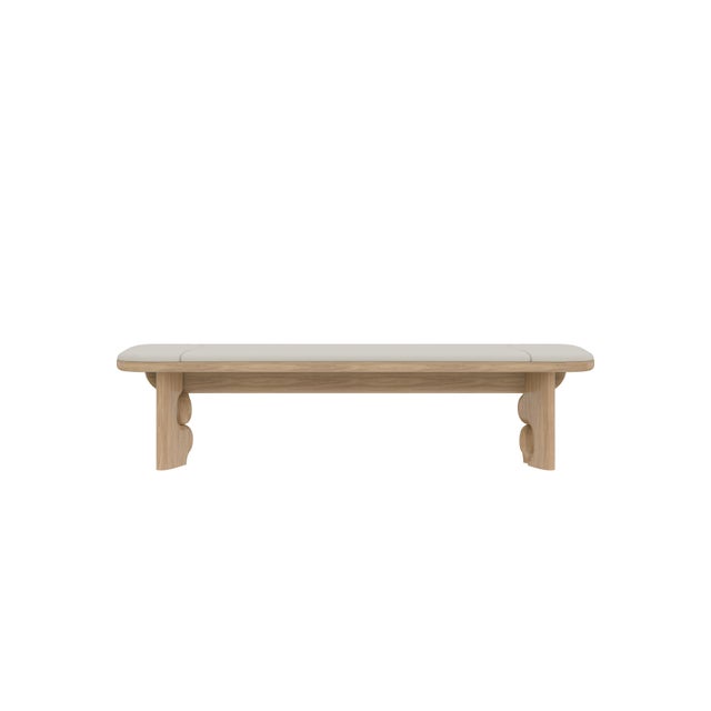 Portman Dining Bench by Wood Tailors For Sale - Image 4 of 12