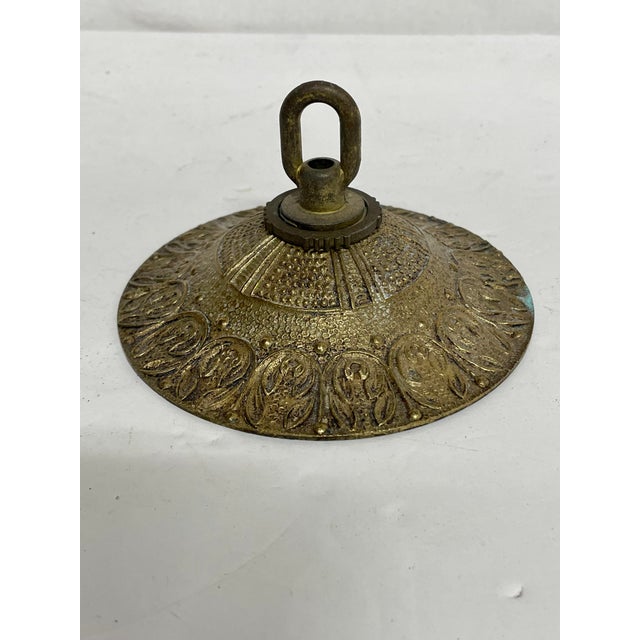 French Style Brass and Crystal Chandelier For Sale - Image 9 of 9