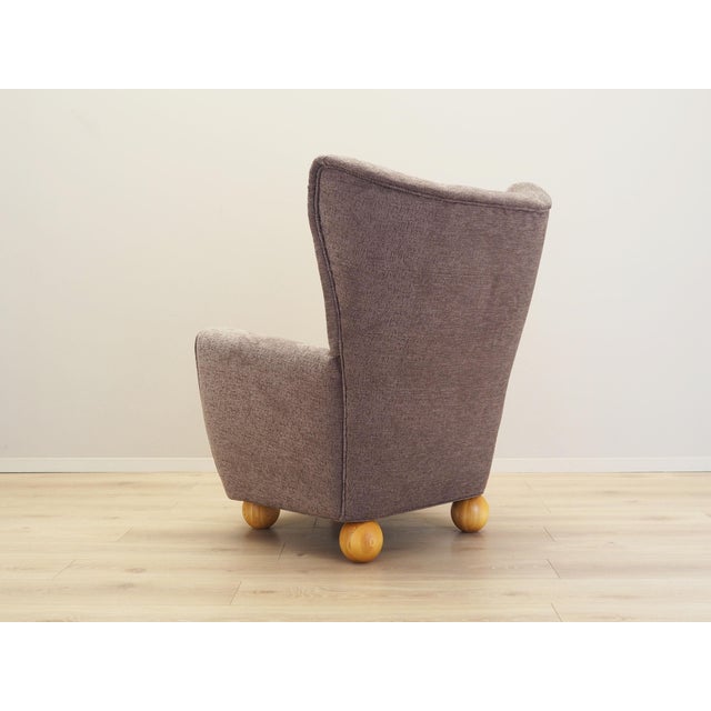 Scandinavian Grey Armchair, Denmarak For Sale - Image 4 of 13