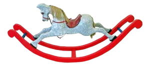 Antique Rocking Hobby Horse