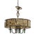 Raymond Waites Acacia 4 Light Penshell Pendant For Sale