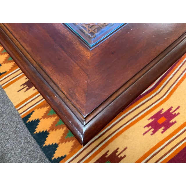 21st Century Ethan Allen Caned Top Coffee Table For Sale - Image 9 of 15