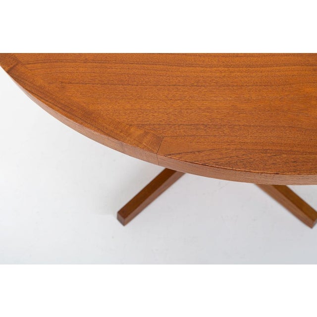 Extendable Teak Dining Table, 1960s For Sale - Image 6 of 8