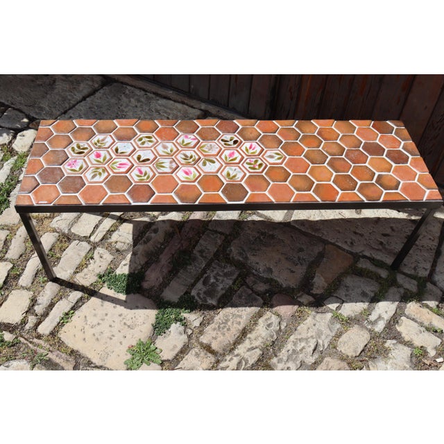 1950s Ceramic Coffee Table by Roger Capron, 1950s For Sale - Image 5 of 7