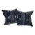 Blue and White Stars Linen Pillows For Sale