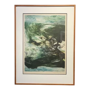 Zao Wou Ki "Sans Titre", Original Print, 1969